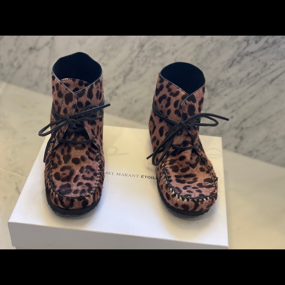 Isabel Marant Etoile calf-hair bootie